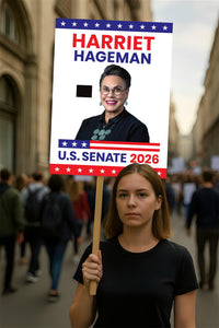 Harriet Hageman For Wyoming Senate 2026 Election Sign, Political Campaign Sign, Senate Election 2026 Race Poster Sign