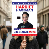 Harriet Hageman For Wyoming Senate 2026 Election Sign, Political Campaign Sign, Senate Election 2026 Race Poster Sign