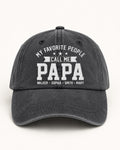 Papa Embroidered Hat, Personalized Grandpa Baseball Cap, Custom Papa Gift with Kids Names, Fathers Day Gift for Papa, Grandpa Hat