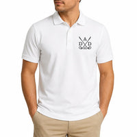 Dad Golf Embroidered Polo Shirt, Personalized Golf Dad Polo, Fathers Day Gift, Daddy Birthday Shirt, Custom Est Year Golfer Apparel Golf Tee (Youth)