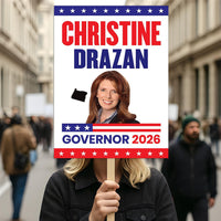 Christine Drazan For Oregon Governor 2026 Election Sign, Political Campaign Sign, Republican party, Governor Election 2026 Race Poster Sign