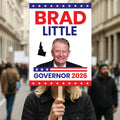 Brad Little For Idaho Governor 2026 Election Sign, Political Campaign Sign, Republican party, Governor Election 2026 Race Poster Sign
