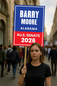 Barry Moore For Alabama Senate 2026 Election Sign, Political Campaign Sign, Senate Election 2026 Race Poster Sign