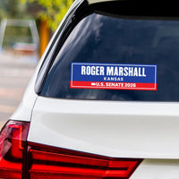 Roger Marshall For Kansas Senate 2026 Vinyl Sticker, Vote Roger Marshall Decal, Kansas Senate Elections 2026 Bumper Sticker, 10" x 3"