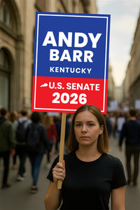 Andy Barr For Kentucky Senate 2026 Election Sign, Political Campaign Sign, Senate Election 2026 Race Poster Sign