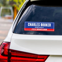 Charles Booker For Kentucky Senate 2026 Vinyl Sticker, Vote Charles Booker Decal, Kentucky Senate Elections 2026 Bumper Sticker, 10" x 3"