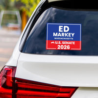 Ed Markey For Massachusetts Senate 2026 Vinyl Sticker, Vote Ed Markey Decal, Massachusetts Senate Elections 2026 Bumper Sticker, 6" x 4.5"