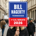 Bill Hagerty For Tennessee Senate 2026 Election Sign, Republican Party, Political Campaign Sign, Senate Election 2026 Race Poster Sign