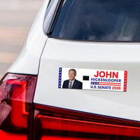 John Hickenlooper For Colorado Senate 2026 Car Magnet - Vote Hickenlooper Vehicle Magnet, Colorado Senate Elections 2026 Magnet - 10" x 3"