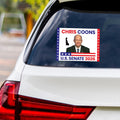 Chris Coons For Delaware Senate 2026 Vinyl Sticker, Vote Chris Coons Decal, Delaware Senate Elections 2026 Bumper Sticker, 6