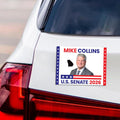 Mike Collins For Georgia Senate 2026 Car Magnet - Vote Mike Collins Vehicle Magnet, Georgia Senate Elections 2026 Magnet - 6