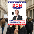 Don Tracy For Illinois Senate 2026 Election Sign, Political Campaign Sign, Senate Election 2026 Race Poster Sign