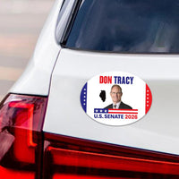 Don Tracy For Illinois Senate 2026 Car Magnet - Vote Don Tracy Vehicle Magnet, Illinois Senate Elections 2026 Magnet - 6" x 4.5"