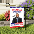 Charles Booker For Kentucky Senate 2026 Garden Flag, Double Sided, 2026 Senate Flag, Elections Flag, Race Red White & Blue Flag