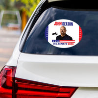 John Deaton For Massachusetts Senate 2026 Vinyl Sticker, Vote John Deaton Decal, Massachusetts Senate Elections 2026 Bumper Sticker, 6"x4.5"