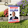 Ben Ray Luján For New Mexico Senate 2026 Garden Flag, Double Sided, 2026 Senate Flag, Elections Flag, Anti-Trump, Race Red White & Blue Flag
