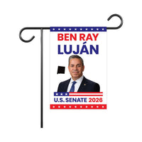 Ben Ray Luján For New Mexico Senate 2026 Garden Flag, Double Sided, 2026 Senate Flag, Elections Flag, Anti-Trump, Race Red White & Blue Flag
