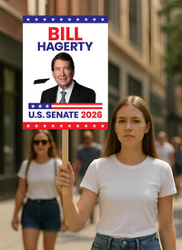 Bill Hagerty For Tennessee Senate 2026 Election Sign, Republican Party, Political Campaign Sign, Senate Election 2026 Race Poster Sign
