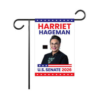 Harriet Hageman For Wyoming Senate 2026 Garden Flag, Double Sided, 2026 Senate Flag, Elections Flag, Race Red White & Blue Flag