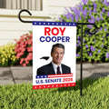 Roy Cooper For North Carolina Senate 2026 Garden Flag, Double Sided, 2026 Senate Flag, Elections Flag, Race Red White & Blue Flag