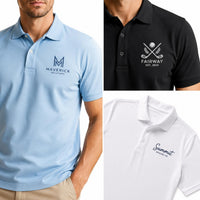 Custom Embroidered Polo Shirt for Men and Women, Personalized & Printed Polo Shirts for Business, Casual Wear, Sports Teams, Work Uniforms