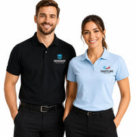 Custom Embroidered Polo Shirt for Men and Women, Personalized & Printed Polo Shirts for Business, Casual Wear, Sports Teams, Work Uniforms (Adult)