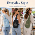Custom Sling Bag, Printed or Embroidered Crossbody Bag, Personalized Belt Bag, Bridesmaid Gift, Logo Bag, Monogram Bag