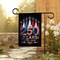 250th Anniversary USA Garden Flag, 12x18 Double Sided Yard Flag, America 250th Decor, 1776-2026 USA Patriotic Party, 4th of July Gift