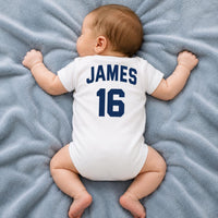 Personalized World Cup 2026 Baby Bodysuit, Custom Name Soccer Onesie, First Tournament Outfit, Newborn Fan Jersey Gift, Front Back Print