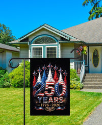 250th Anniversary USA Garden Flag, 12x18 Double Sided Yard Flag, America 250th Decor, 1776-2026 USA Patriotic Party, 4th of July Gift
