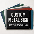 Custom Metal Sign with Text, Personalized Aluminum Sign for Home Business Events, Custom Wall Decor, Home Wall Plaque, Housewarming Gift