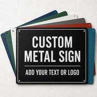 Custom Metal Sign with Text, Personalized Aluminum Sign for Home Business Events, Custom Wall Decor, Home Wall Plaque, Housewarming Gift