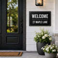 Custom Metal Sign with Text, Personalized Aluminum Sign for Home Business Events, Custom Wall Decor, Home Wall Plaque, Housewarming Gift