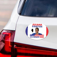 Juliana Stratton For Illinois Senate 2026 Car Magnet - Vote Juliana Vehicle Magnet, Illinois Senate Elections 2026 Magnet - 6" x 4.5"