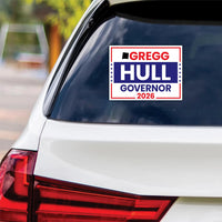 Gregg Hull For New Mexico Governor 2026 Vinyl Sticker, Vote Gregg Hull, New Mexico Governor Elections 2026 Bumper Sticker 6" x 4.5"