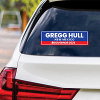 Gregg Hull For New Mexico Governor 2026 Vinyl Sticker, Vote Gregg Hull, New Mexico Governor Elections 2026 Bumper Sticker 10" x 3"