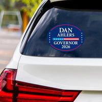 Dan Ahlers For South Dakota Governor 2026 Vinyl Sticker, Vote Dan Ahlers, South Dakota Governor Elections 2026 Bumper Sticker 6"x 4.5"