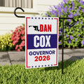 Dan Cox For Maryland Governor 2026 Garden Flag, Double Sided, 2026 Governor Flag,, Elections Flag, Race Red White & Blue Flag