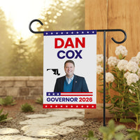 Dan Cox For Maryland Governor 2026 Garden Flag, Double Sided, 2026 Governor Flag,, Elections Flag, Race Red White & Blue Flag