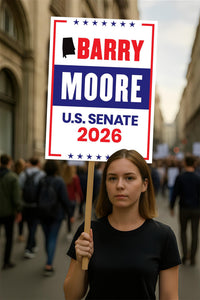 Barry Moore For Alabama Senate 2026 Election Sign, Political Campaign Sign, Senate Election 2026 Race Poster Sign