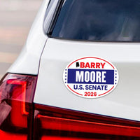 Barry Moore For Alabama Senate 2026 Car Magnet - Vote Barry Moore Vehicle Magnet, Alabama Senate Elections 2026 Magnet -6" x 4.5"