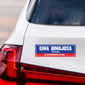 Gina Hinojosa For Texas Governor 2026 Car Magnet - Vote Gina Hinojosa Vehicle Magnet, Texas Governor Elections 2026 Magnet - 10