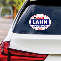 Zach Lahn For Iowa Governor 2026 Vinyl Sticker, Vote Zach Lahn, Iowa Governor Elections 2026 Bumper Sticker 6" x 4.5"