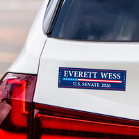 Everett Wess For Alabama Senate 2026 Car Magnet - Vote Everett Wess Vehicle Magnet, Alabama Senate Elections 2026 Magnet - 10" x 3"