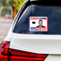 Zach Lahn For Iowa Governor 2026 Vinyl Sticker, Vote Zach Lahn, Iowa Governor Elections 2026 Bumper Sticker 6