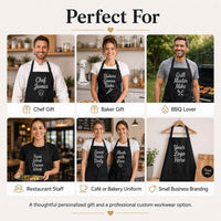 Custom Christian Apron, Jesus Is My Jam Cooking Apron, Faith Kitchen Apron with Pockets, Full-Length Funny Apron, Funny Gift for Her