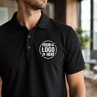 Custom Business Logo Polo Shirt, Company Uniform, Personalized Team Staff Work Polo, Branded Office Shirt, Corporate Employee Gift