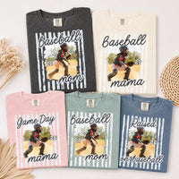 Personalized Baseball Mom Shirt, Custom Player Photo Tee, Sports Mama Game Day Shirt, Team Mom Ballpark Outfit, Baseball Season Gift
