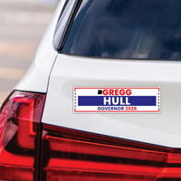 Gregg Hull For New Mexico Governor 2026 Car Magnet - Vote Gregg Hull Vehicle Magnet, New Mexico Governor Elections 2026 Magnet - 10" x 3"