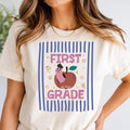 Personalized First Grade Teacher Shirt, Custom Apple Worm Name Tee, Cute School Year Team Tee, Back to School Outfit, Educator Gift